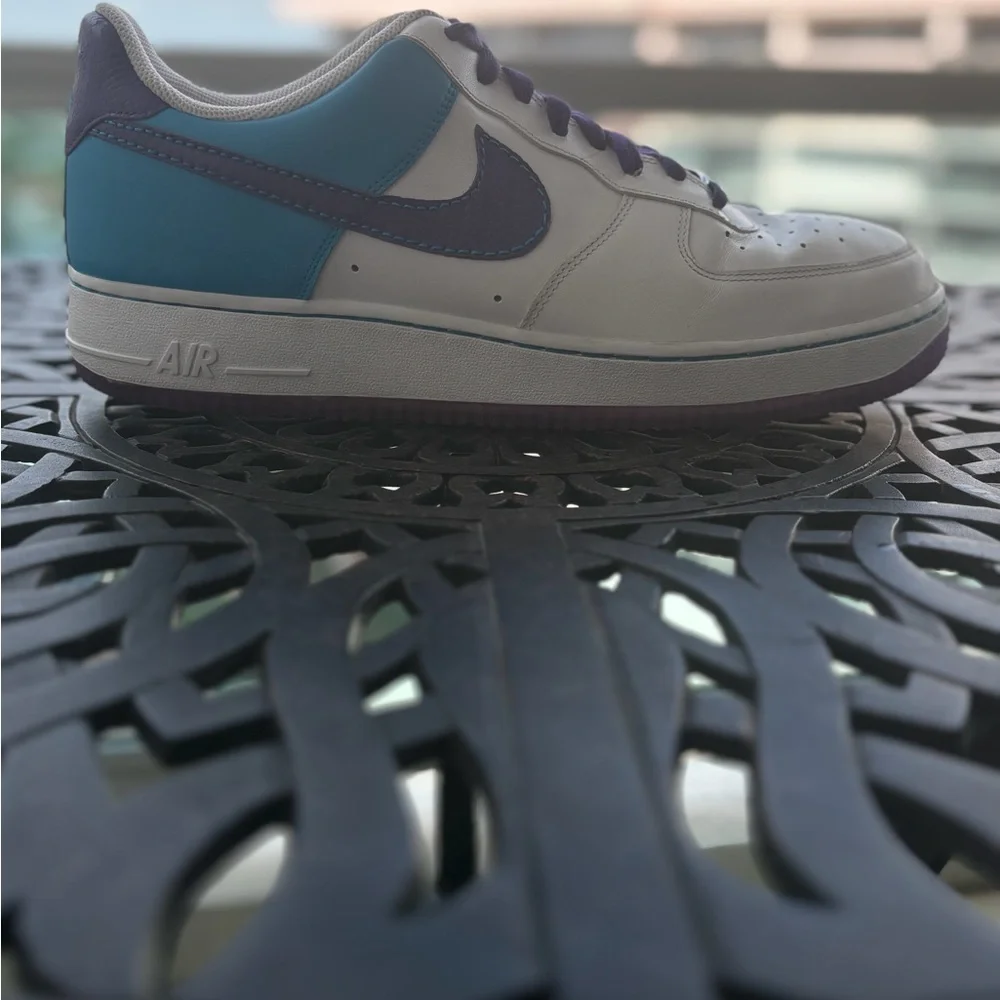 Nike Air Force 1 Samurai ‘07 Laser Blue Vintage Men’s Size 11.5 - Picture 7 of 11